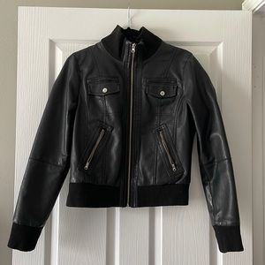 Beverly Hills Polo Club Women’s Black Faux Leather Jacket